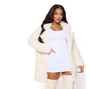 Fashion Nova Sugar Daddy Teddy Jacket